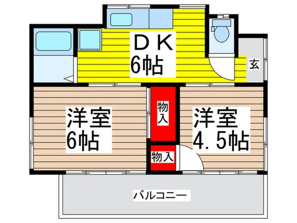 メゾンＭの物件間取画像